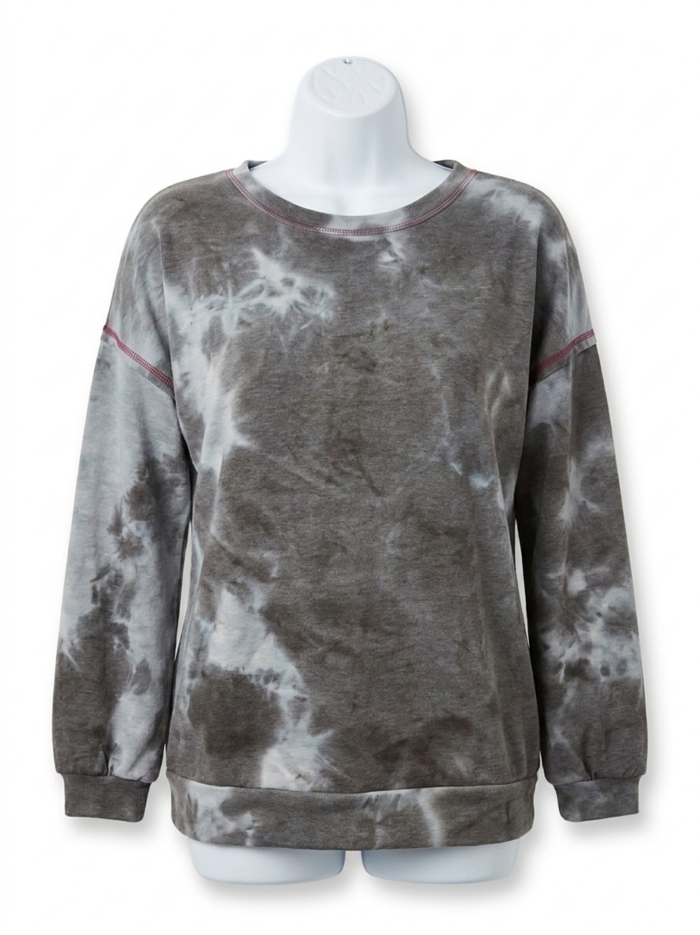NEW HONEYME french terry tee in charcoal grey